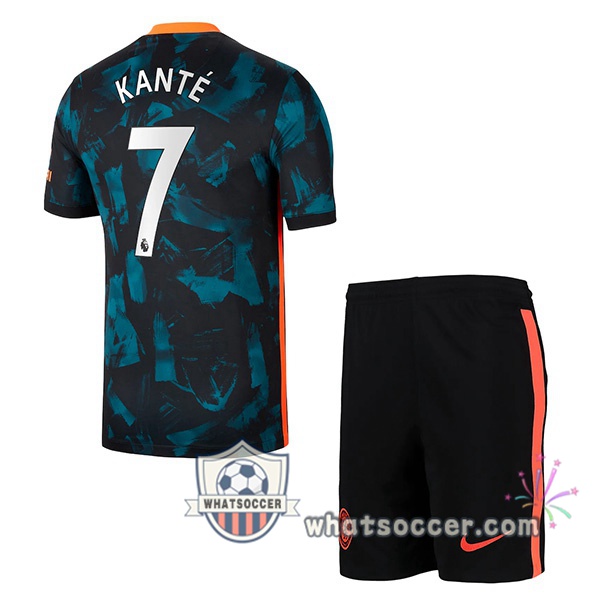 FC Chelsea (KANTÉ 7) Kids Third Soccer Jerseys 2021-2022