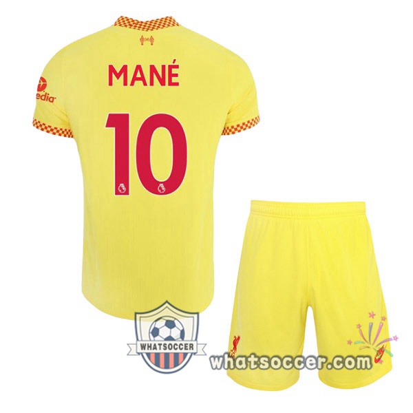 FC Liverpool (MANE 10) Kids Third Soccer Jerseys 2021-2022