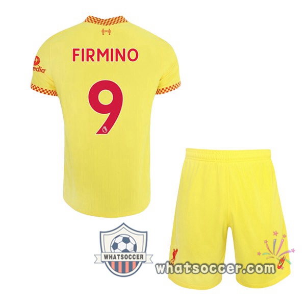 FC Liverpool (FIRMINO 9) Kids Third Soccer Jerseys 2021-2022