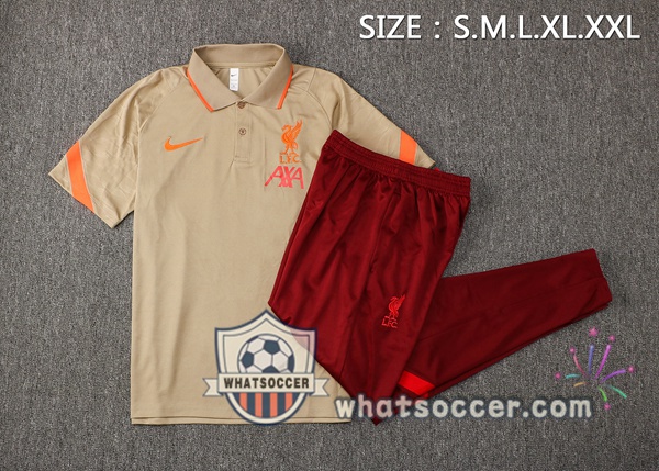 Training Polo FC Liverpool + Pants Yellow 2021-2022