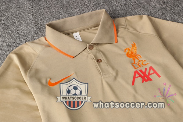 Training Polo FC Liverpool + Pants Yellow 2021-2022