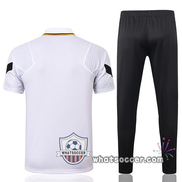 Training Polo JORDAN Paris PSG + Pants White 2021-2022