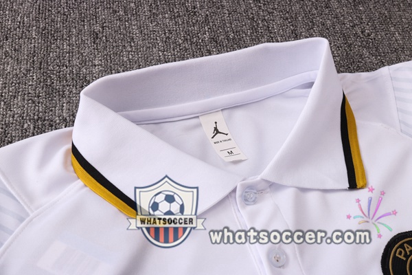 Training Polo JORDAN Paris PSG + Pants White 2021-2022