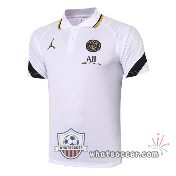 Training Polo JORDAN Paris PSG White 2021-2022