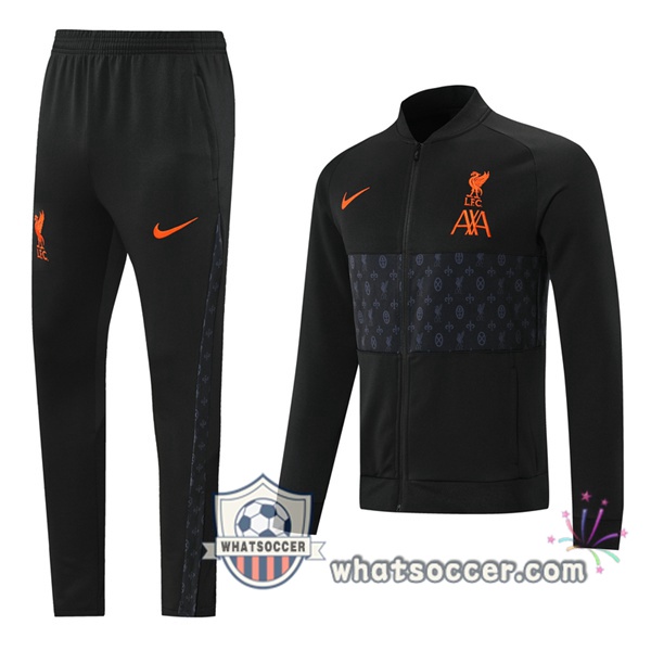FC Liverpool Black Training Jacket 2021-2022