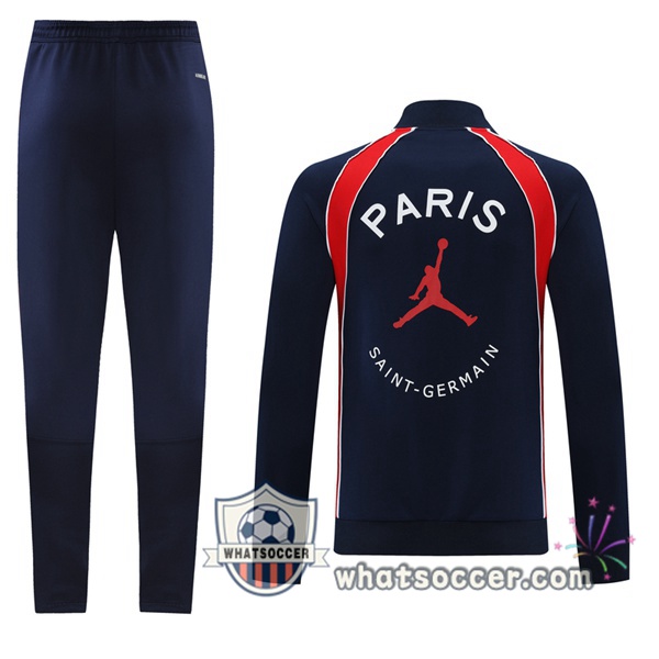JORDAN Paris PSG Blue Royal Training Jacket 2021-2022