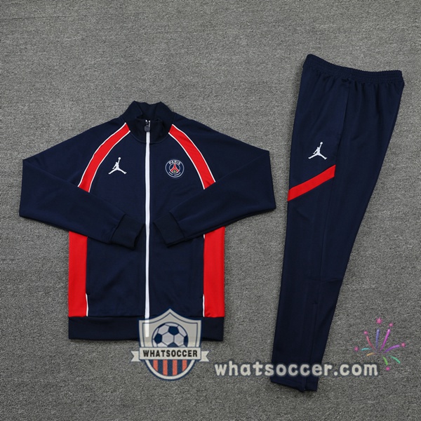 JORDAN Paris PSG Blue Royal Training Jacket 2021-2022