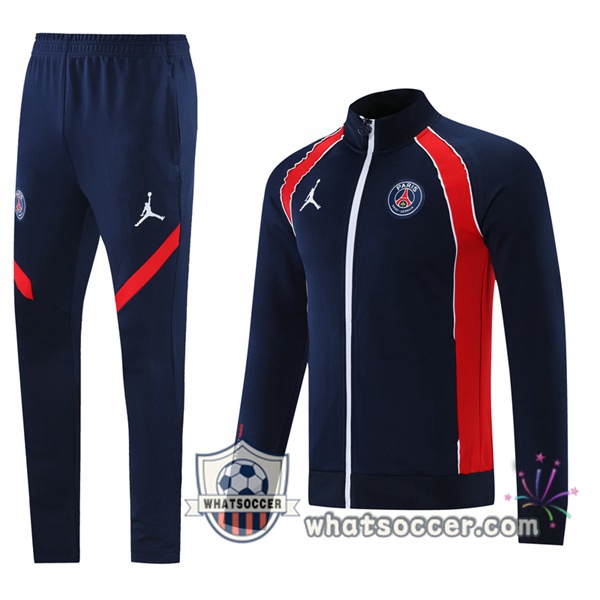 JORDAN Paris PSG Blue Royal Training Jacket 2021-2022