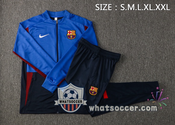 FC Barcelona Blue Black Training Jacket 2021-2022