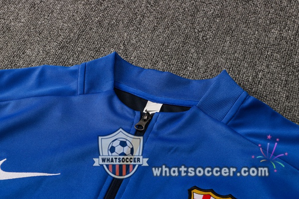 FC Barcelona Blue Black Training Jacket 2021-2022