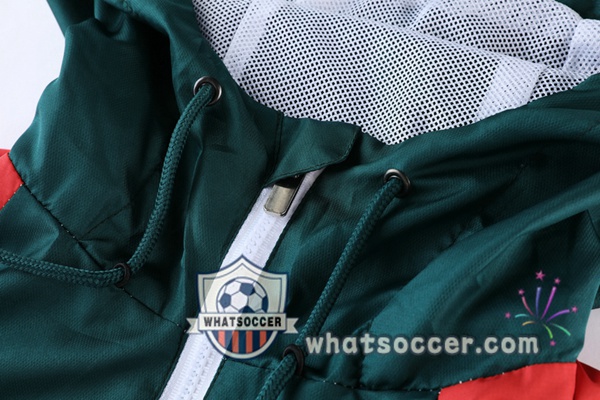 FC Liverpool White Windbreaker Hoodie 2021-2022