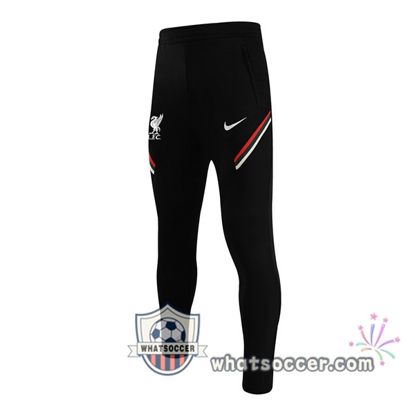FC Liverpool Black Soccer Pants 2021-2022