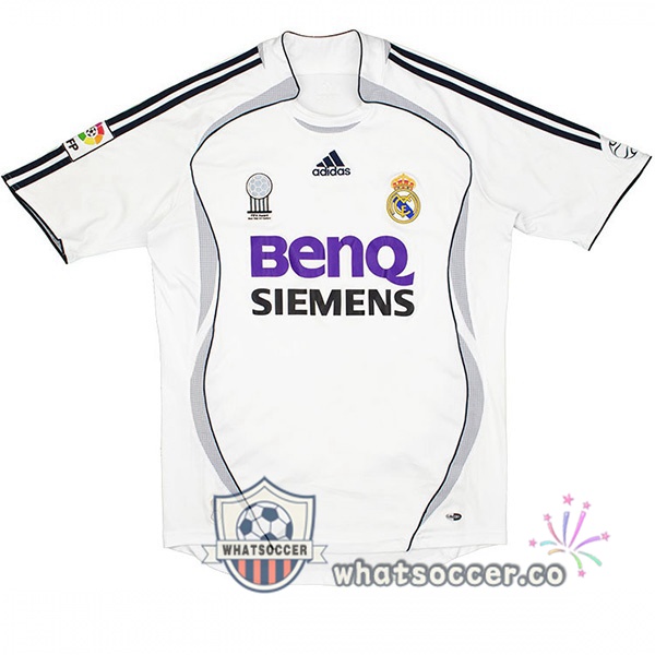 2006 2007 Real Madrid Home Retro Jerseys
