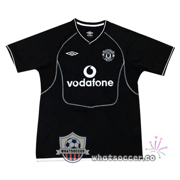 2000 2001 Manchester United Goalkeeper Jerseys Black