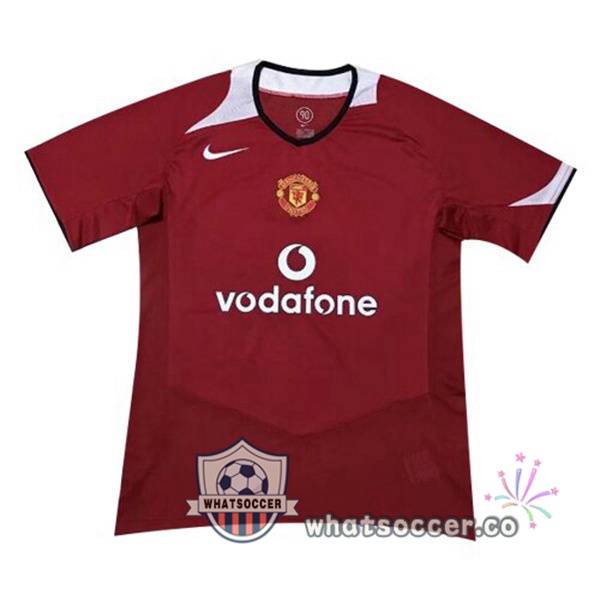 2005 2006 Manchester United Home Retro Jerseys