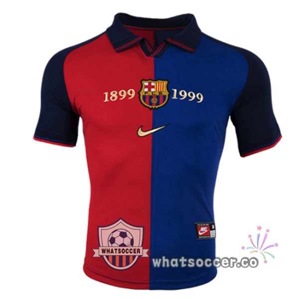 1999 2000 FC Barcelona Home Retro Jerseys