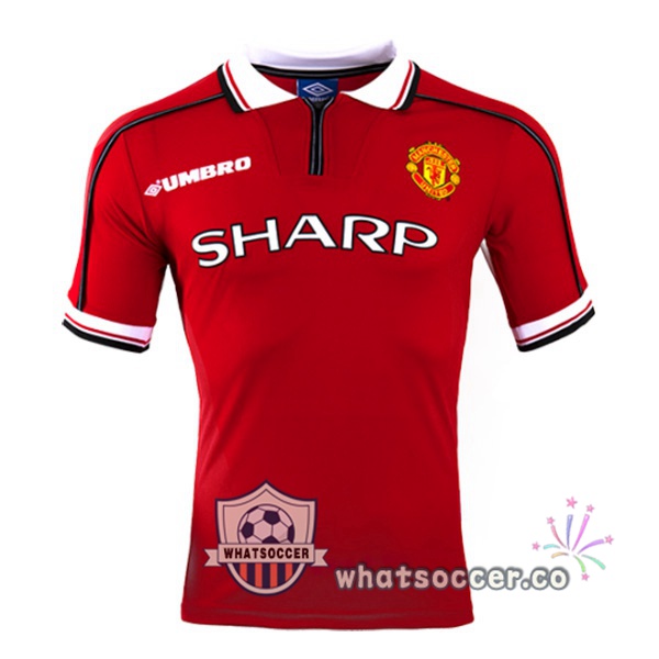 1998 1999 Manchester United Home Retro Jerseys