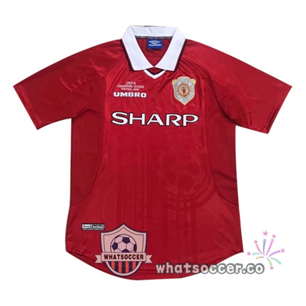 1999 2000 Manchester United Home Retro Jerseys