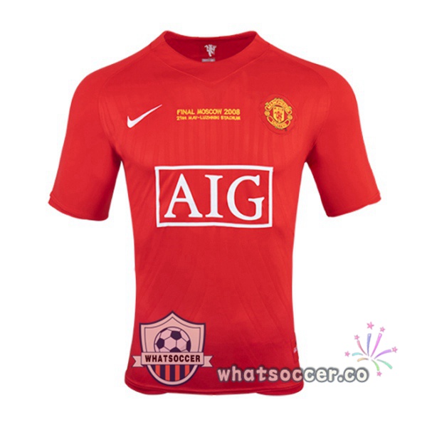 2007 2008 Manchester United Champion Home Retro Jerseys