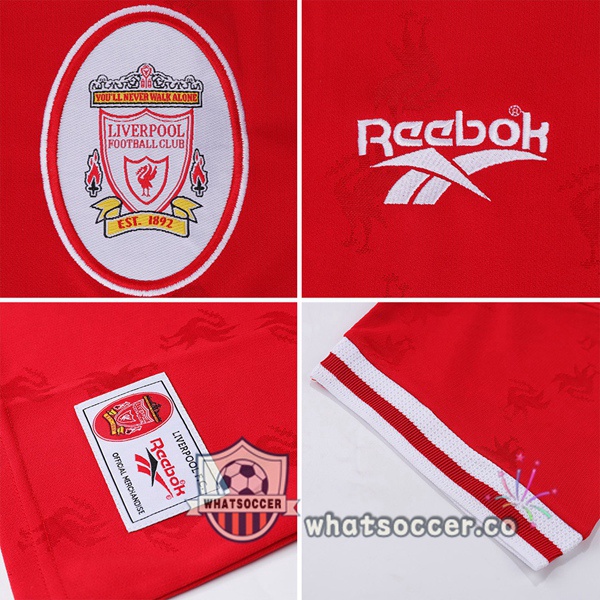 1996-1997 FC Liverpool Home Retro Jerseys Red