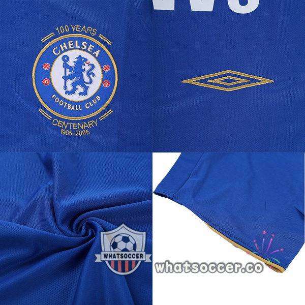 2005-2006 FC Chelsea Home Retro Jerseys Blue