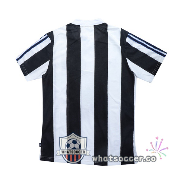 1995-1997 Newcastle United Home Retro Jerseys White Black