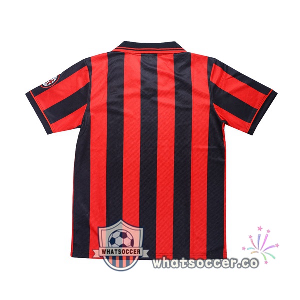 1996-1997 AC Milan Home Retro Jerseys Red