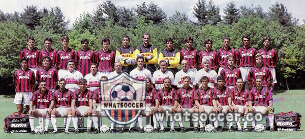 1992-1994 AC Milan Home Retro Jerseys Red