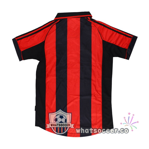 1998-2000 AC Milan Home Retro Jerseys Red