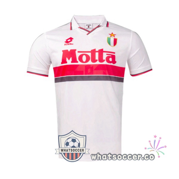 1993-1994 AC Milan Away Retro Jerseys White