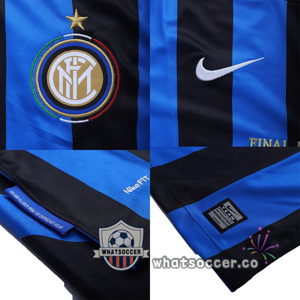 2009-2010 Inter Milan Home Retro Jerseys Blue Black