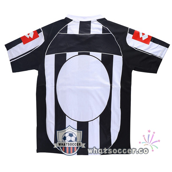2002-2003 Juventus Home Retro Jerseys Black White