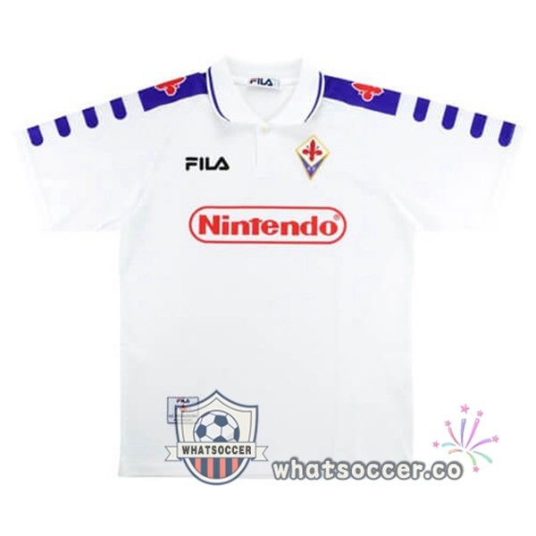 1998-1999 ACF Fiorentina Away Retro Jerseys White