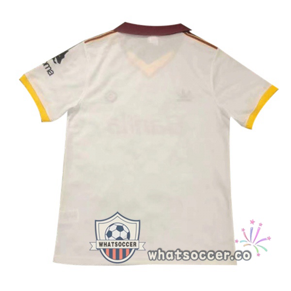 1991-1992 Roma Away Retro Jerseys White