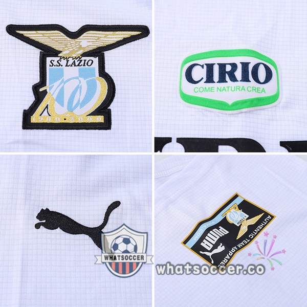 1999-2000 SS Lazio Away Retro Jerseys White