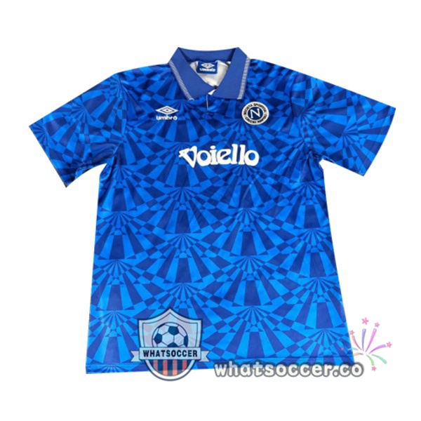 1991-1993 SSC Napoli Home Retro Jerseys Blue