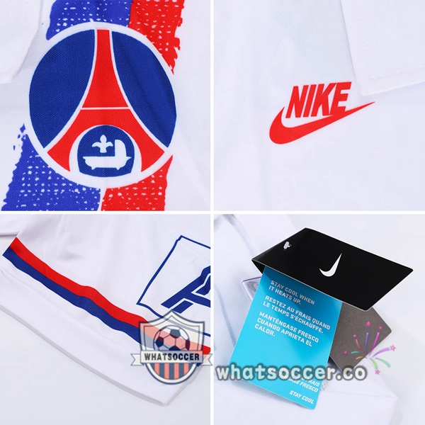1990-1992 Paris PSG Home Retro Jerseys White