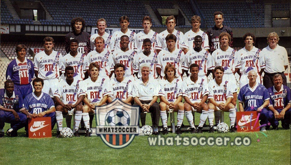 1990-1992 Paris PSG Home Retro Jerseys White