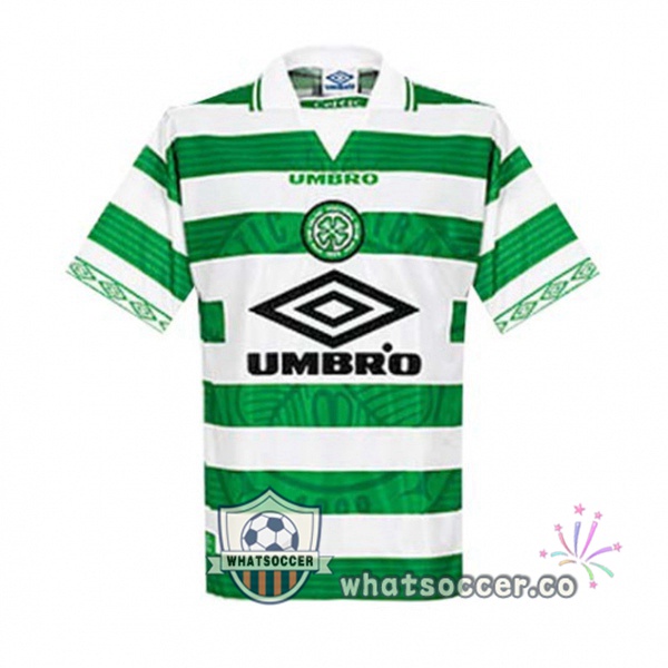 1998-1999 Celtic FC Home Retro Jerseys Green White