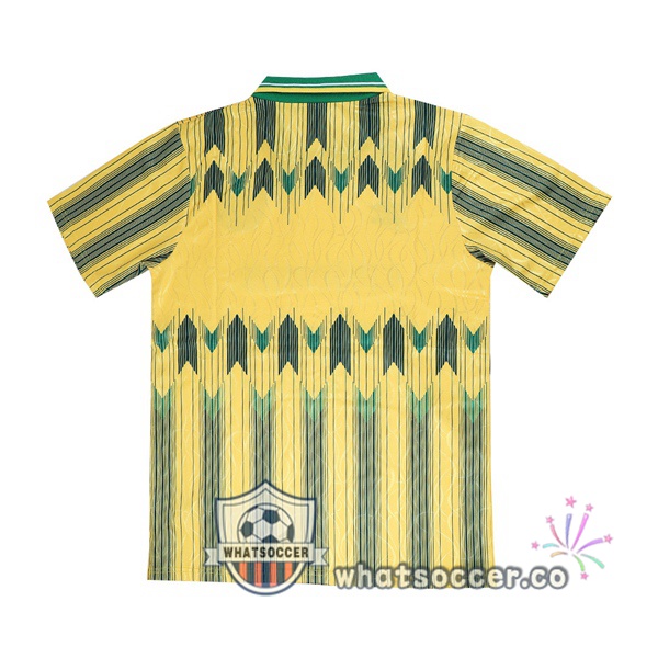 1991-1992 Celtic FC Away Retro Jerseys Yellow