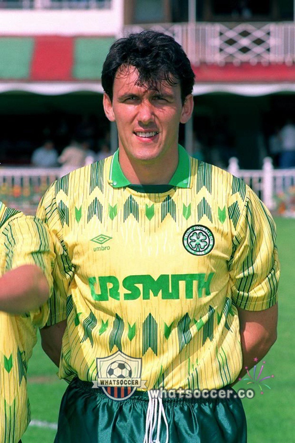 1991-1992 Celtic FC Away Retro Jerseys Yellow