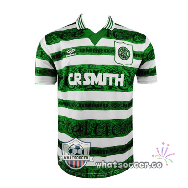 1995-1997 Celtic FC Home Retro Jerseys Green White