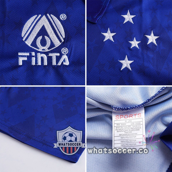 1993-1994 Cruzeiro EC Home Retro Jerseys Blue
