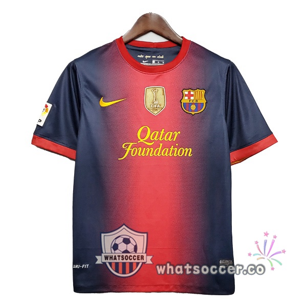 2012-2013 FC Barcelona Home Retro Jerseys Red Blue