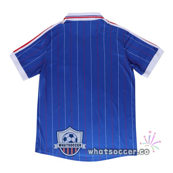 1982 World Cup France Home Retro Jerseys Blue