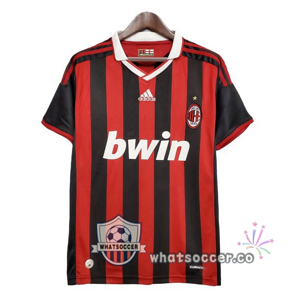 2009-2010 AC Milan Home Retro Jerseys Red