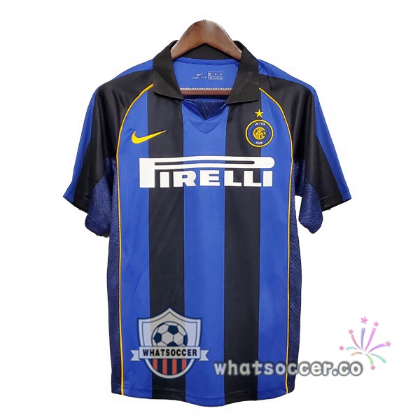 2001-2001 Inter Milan Home Retro Jerseys Blue