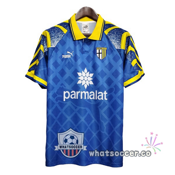 2002-2003 Parma Calcio Away Retro Jerseys Blue