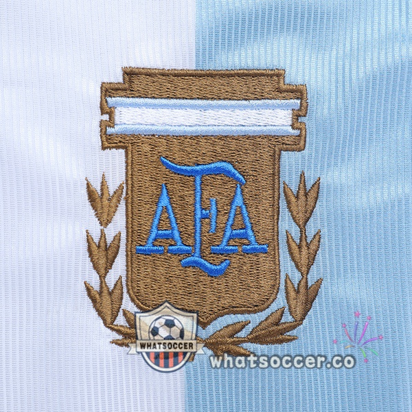 1998 World Cup Argentina Home Retro Jerseys Blue White