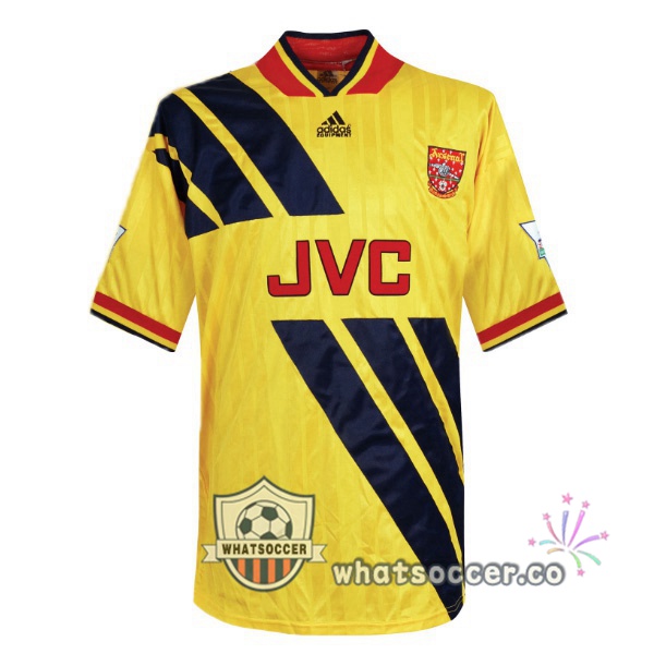 1993-1994 Arsenal Away Retro Jerseys Yellow